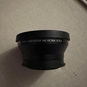 Canon WC-DC58A Wide Converter Lens for S5 IS, S3 IS & S2 IS Digital Camera NIB
